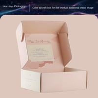 Boîtes pliantes en carton ondulé personnalisables de haute qualité et colorées pour cosmétiques et vêtements