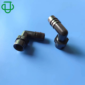 Conector de codo de nailon 1/4 NPT x 1/2 pulgada de rosca interna para tuberías de fluidos - Product Image 3