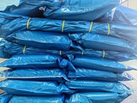 Bâche bleue imperméable en PE, 12x15 pieds, bâche polyvalente de moyenne résistance, bâches de protection contre l'eau