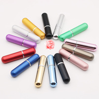 Giá Rẻ Chất Lượng Cao Mini Xách Tay 5Ml 10Ml Nước Hoa Nhỏ Atomizer Lọ Thủy Tinh Mẫu Với Nhôm Phun Bơm Mini Chai