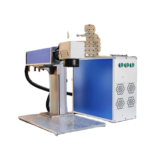 Desktop MAX 20W Fiber Laser Engraving Machine Metal Jewelry Engraver Stainless Steel Aluminum Laser Marking Machine DXF/AI