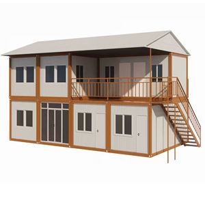 CE认证2层集装箱房屋预制模块化移动房屋预制集装箱别墅，适用于住宅/商业用途 - Product Image 1