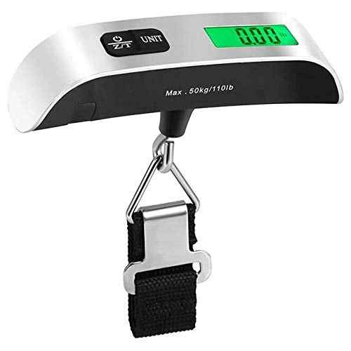 Multi-funtional 50kg Electronic Digital Weigh Hanging Suitcase Luggage Weighing Travel Portable Digital Luggage Weight Scales