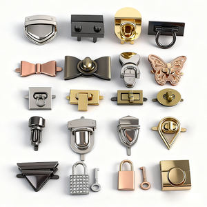 מנעולי תיק מתכווננים מצופים סגסוגת אבץ בהתאמה אישית, מנעול סיבובי לתיקים, מזוודות ואביזרים - Product Image 3