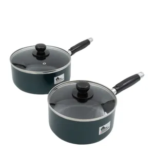 Induction Compatible Non-Stick Cooking Pot With Tempered Glass Lid Soup Stock Pots