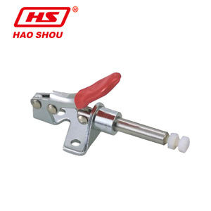 Abrazadera Industrial de Sujeción Rápida HS-301-AM de Taiwan Good Hand, Abrazadera de Acero de Retención de Empuje y Tracción con Mango de Goma, Material Metálico Duradero - Product Image 4
