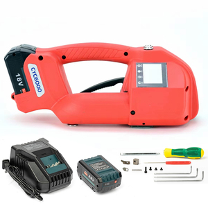 Wallepac cyc5000 Cầm Tay Điện Powered Pet PP Của Nhãn Hiệu Nhựa Bán Tự Động Tay Poly Pin Công Cụ Đóng Dây Cho Dây Đeo Nhựa - Product Image 1