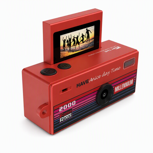 Mini Cámara Digital con Pantalla Abatible 1080P, Cámara de Bolsillo Retro Y2K con Pantalla de 0.96 Pulgadas, Grabadora de Video y Selfies - Product Image 3