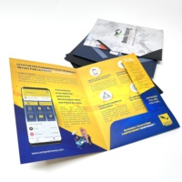 Fabricación personalizada de cartón negro de un bolsillo de documentos A4 Carpeta de archivos Carpeta de presentación de lámina dorada con ranura para tarjeta de visita