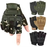 Vente chaude Gants de gymnastique demi-doigt Mitaines de combat Jeu de tir Gants tactiques extérieurs