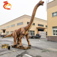 Modèle de dinosaure animatronique 3D grandeur nature personnalisé pour une utilisation publique en intérieur/extérieur, dans les centres commerciaux, les parcs d'aventure