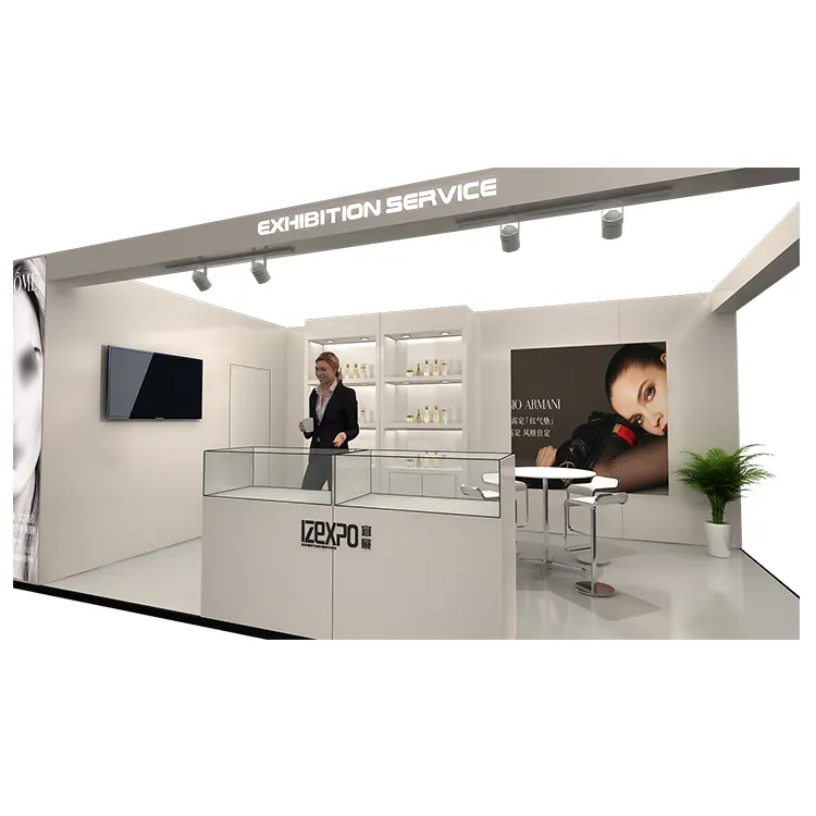 Outdoor Trade Show Booth 30mins Quick Build Wooden Trade Show Exhibition Booth Equipment Expo Fair Stand Exposition Booth