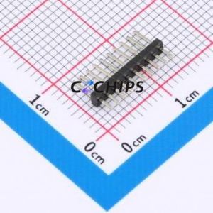 A127UP-ZD10P Pin Header Through hole Component (THT),P=1.27mm Connector 1x10P 1.27mm Pin Header Single Row - Product Image 2