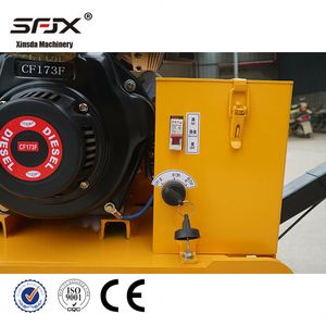 รถบดถนนแบบลูกกลิ้งเดี่ยวสีเหลือง Champ's Vibratory Roller น้ำหนัก 330 กก. อุปกรณ์ก่อสร้าง - Product Image 5