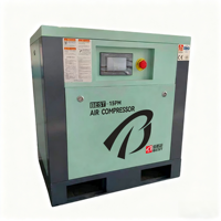 Nuevo Modelo 2025 Compresor de Aire de Tornillo Portátil 11kw 15HP 40% Ahorro de Energía Precio Directo de Fábrica Motor para la Industria Automotriz
