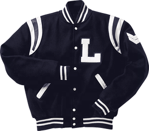 แจ็กเก็ตมิทยาลัยสำหรับฤดูหนาวแจ็กเก็ตปักโลโก้กำมะหยี่แขนเสื้อแจ็คเก็ตหนังเบสบอลตัวอักษรตัวแทน - Product Image 3