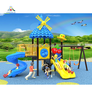 Fabricantes de parque <span class=keywords><strong>infantil</strong></span> Parque <span class=keywords><strong>infantil</strong></span> Toboganes al aire libre con columpios Columpios <span class=keywords><strong>y</strong></span> toboganes para niños - Product Image 4