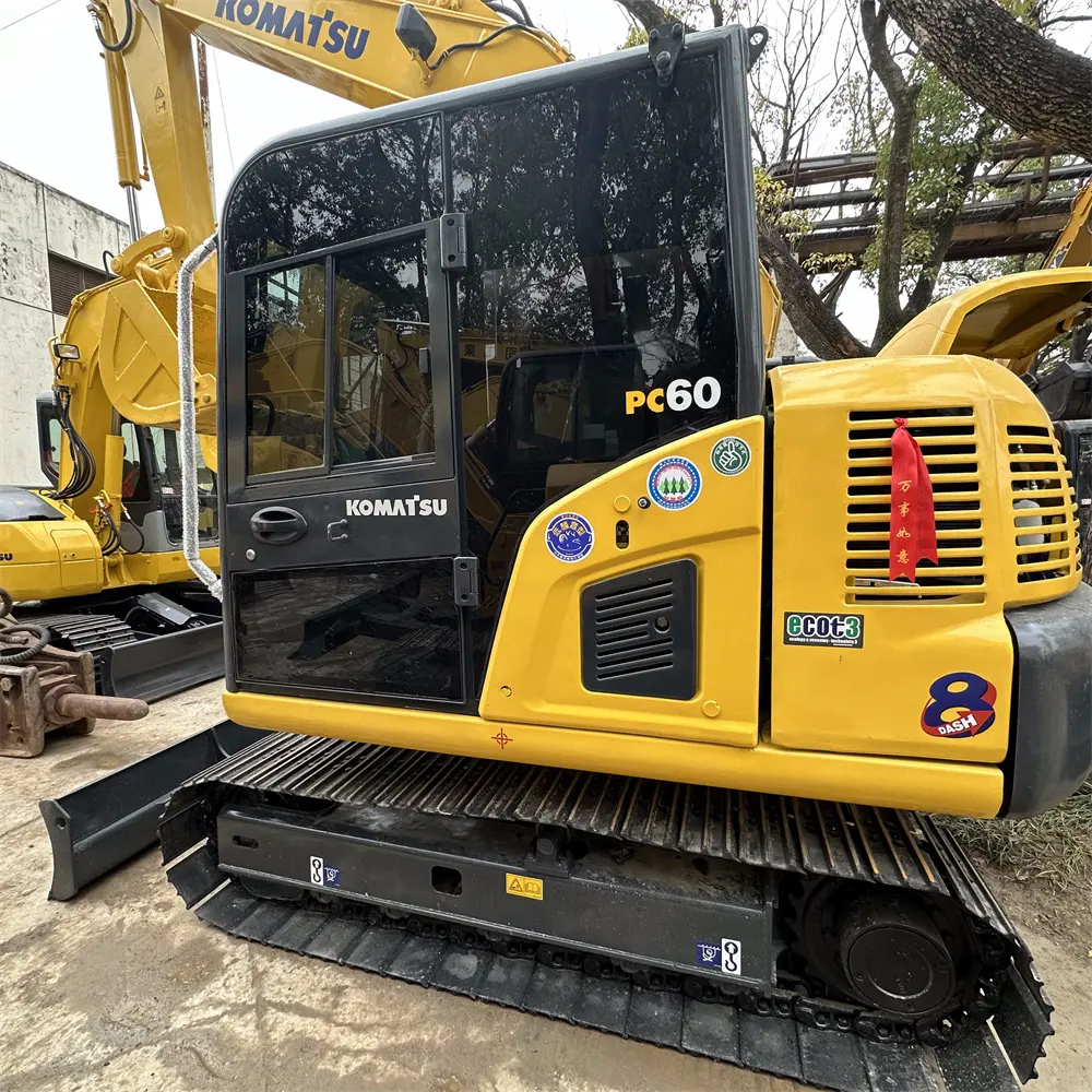 Preiswerter gebrauchter japanischer Komatsu-Bagger PC60-8 Bagger zum Verkauf