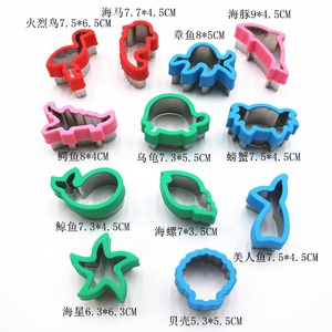 <span class=keywords><strong>Emporte</strong></span>-pièce tropical en acier inoxydable moules à biscuits pour pâtisserie étoile de mer <span class=keywords><strong>dauphin</strong></span> forme d'animal marin - Product Image 4