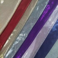Tissu en Chiffon Froissé Doré Uni de Haute Qualité 5mm pour Robes, Tenues de Soirée, Hauts, Maillots de Bain et Plus Encore