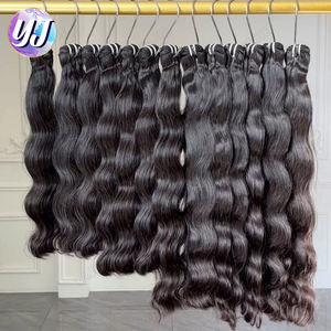 Extensiones de Cabello Humano Virgen Remy Natural de Onda Corporal Sin Procesar de la India YAJIE, Estilo Liso - Product Image 3