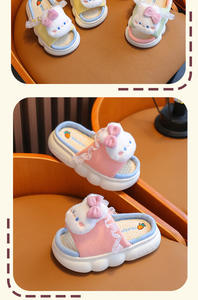 Sandales Antidérapantes pour Filles, Chaussons de Maison Confortables à Semelle Épaisse pour Enfants, Mignons pour Garçons et Filles, Printemps - Product Image 6