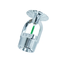 Tête de sprinkler suspendue Wosen Ws DN20 Q3, filetage 1/2 pouce, laiton et fibre de verre K115 93, réponse rapide pour les incendies de classe A/B