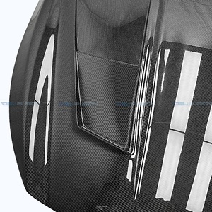 Cubierta de Capó Delantero de Fibra de Carbono Estilo DLF con Ventilaciones de Aire para Infiniti Q50 Q50S V37 2014-2020 - Product Image 5