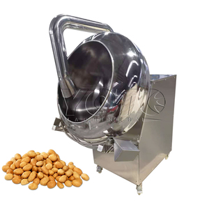 Máquina de recubrimiento de azúcar de nueces Máquina de recubrimiento de dulces de almendras de cacahuete de chocolate pequeño - Product Image 1