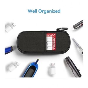 Portable EVA Insulin Refrigeration Backpack with <b>Ice</b> Bar <b>Cooler</b> Travel <b>Box</b> Insulation 1-3L Capacity Zipper Closure - Product Image 3