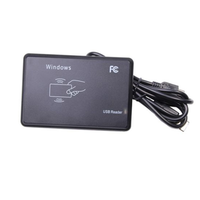 Lector NFC Inteligente ISO14443A Compatible con Android, Lector de Tarjetas RFID de Escritorio USB sin Contacto