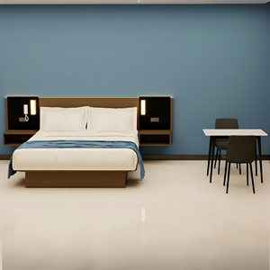 Fournisseur de mobilier hôtelier, vente directe, ensemble de mobilier hôtelier moderne, lits, armoires et bureaux combinés pour l'Amérique du <span class=keywords><strong>Nord</strong></span> et le Canada - Product Image 6