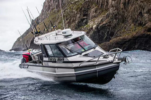 Barco de pesca de aluminio de velocidad soldada de lujo de 22,4 pies y 6,85 m con Walkaround para pescador - Product Image 3