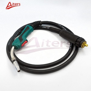 Chất Lượng Cao Tương Thích Sử Dụng Châu Âu 24kd Mig CO2 Hàn Ngọn Đuốc 3 4M 5M Chiều Dài Cáp Làm Mát Bằng Không Khí Hàn Euro 24kd Hoàn Chỉnh Ngọn Đuốc - Product Image 2