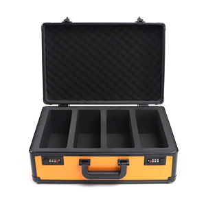 Tùy chỉnh nhôm phân loại thẻ kim loại hộp thể thao kinh doanh thẻ slab trường hợp lưu trữ với bọt phù hợp với 130 BGS P sa FGS, toploaders - Product Image 3