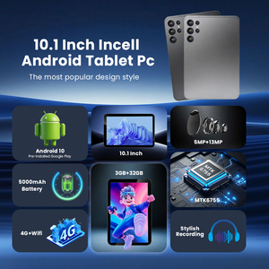 Tablet <span class=keywords><strong>PC</strong></span> Android 10 con Tres Cámaras de 500M+1300M, Batería de 5000mAh, Pantalla Incell BOE de 10.1 Pulgadas, Ranura <span class=keywords><strong>para</strong></span> Tarjeta SIM 4G, MTK6755, 3GB+32GB - Product Image 3