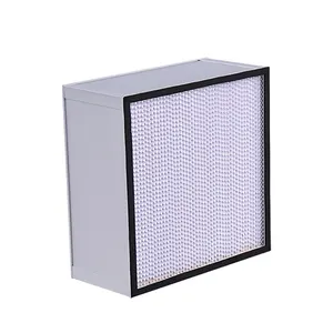 Producción de proveedores chinos H14 separador tipo caja filtro de aire HEPA H12