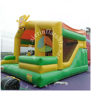 Castillo Inflable con Tobogán Temático <span class=keywords><strong>de</strong></span> <span class=keywords><strong>Bob</strong></span> <span class=keywords><strong>Esponja</strong></span>, <span class=keywords><strong>de</strong></span> Grado Comercial, para Fiestas y Eventos, Juego Seguro para Niños - Product Image 4