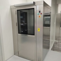 Nouvelle Douche d'Air Modulaire de Haute Qualité pour Salle Blanche |   Douche d'air pour salle blanche personnalisée avec filtre HEPA en acier inoxydable 304 pour laboratoire