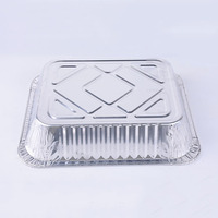 Barquettes alimentaires jetables en aluminium, qualité alimentaire, compatibles four, pour barbecue, plats à emporter, moules de cuisson, emballage pour produits surgelés