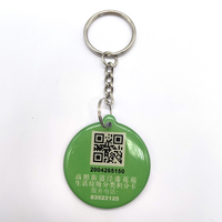 Zugangs kontrolle Schlüssel anhänger QR-Code Drucken RFID Epoxy Tag Schlüssel bund Karte