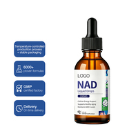 Gouttes de NAD+ 100MG pour soutenir l'énergie cellulaire et aider à maintenir les niveaux de NAD+, un complément quotidien en flacon de 60 ml