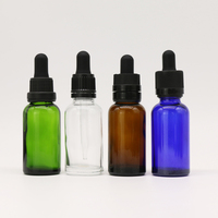 10ml 15ml 1oz Schwarze Zylinder-Glastinkturflaschen mit Siebdruck-Tropfer, Serumflasche und Messskala