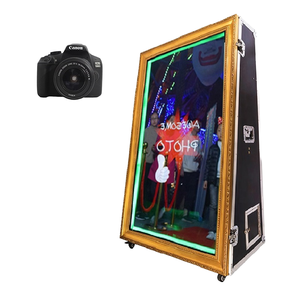 65 pollici specchio magico padiglione foto Touch Screen LED bordo foto cabina per feste - Product Image 6