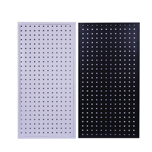 Modern Eco-Friendly Metal <strong>Pegboard</strong> <strong>Display</strong> Rack Square Hole <strong>for</strong> Kitchen Wall Hanging Hardware Tool Storage Includes Tool <strong>Hook</strong> - Product Image 5