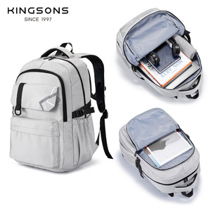Kingsons Student Backpack 15 Inches Multiple Pockets Everyday Use Unisex - Product Image 5