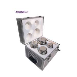 Poids certifiés OIML E2 1MG-5KG calibrés pour poids d'essai pour pièces et accessoires d'instruments de laboratoire analytique - Product Image 1