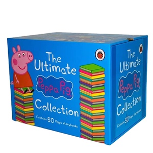 Novedad 2025 Pulida Whole, Juego de 50 <span class=keywords><strong>Libros</strong></span> Infantiles de Alta Calidad, Temática de Cerditos, en Caja de Regalo Azul y Amarilla - Product Image 4
