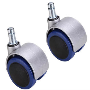 Roulettes pivotantes universelles en nylon et plastique de 50 mm pour chaise de bureau réglable, salon, salle à manger, mobilier de supermarché - Product Image 4