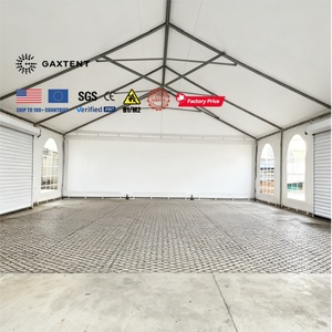 Tente de réception GAXTENT 6m x 10m, structure en aluminium, imperméable, blanche, pour mariages, événements, fêtes, gazebo extérieur - Product Image 4